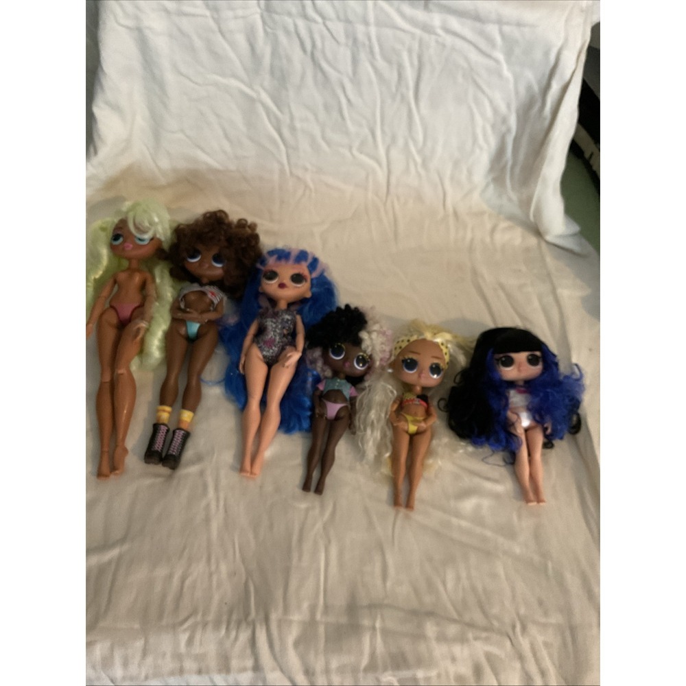 Lot‎ of 6 - LOL OMG Dolls -girls Toys
